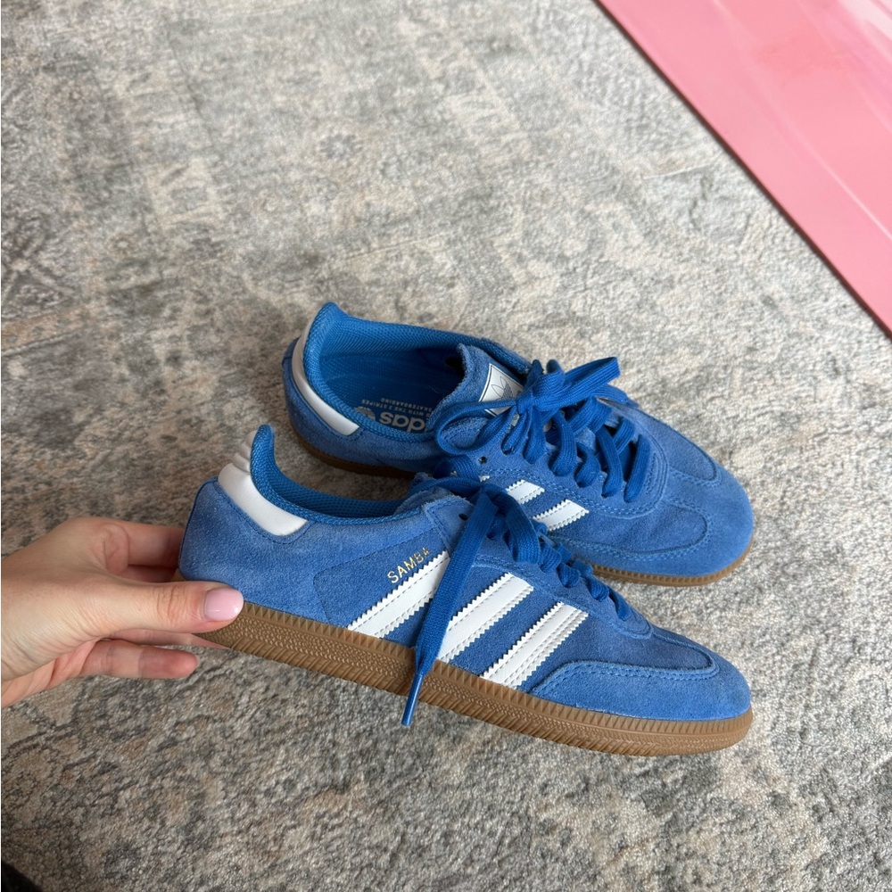 Adidas Women’s Samba Blue Sneakers
